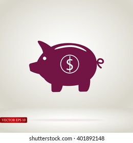 Piggy bank - saving money