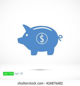Piggy bank - saving money