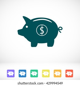 Piggy bank - saving money
