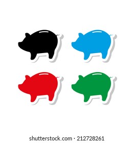 Piggy bank - saving money icon