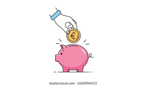 Piggy bank poupança investimento financeiro crescimento dinheiro acumulação de riqueza construção de riqueza