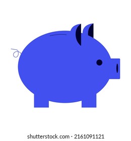 Banco de cerdas. Vector plano simple aislado en fondo blanco