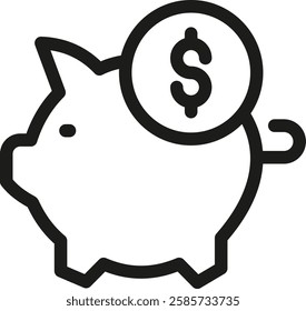 A piggy bank is a small container, traditionally shaped like a pig, used to save coins or money. It's often a child's first savings tool, promoting financial responsibility and saving habits.