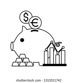 piggy bank stock market