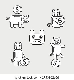 piggy bank that plays with coins