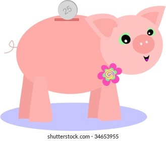 Piggy Bank Vector