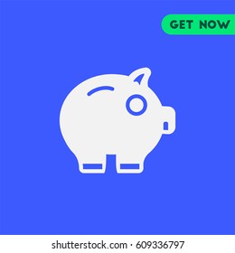 Piggy Bank Vector Icon