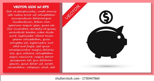 icono de vector de banco de cerco. lorem ipsum Flat Design JPG