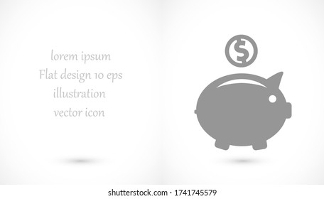 icono de vector de banco de cerco. lorem ipsum Flat Design JPG
