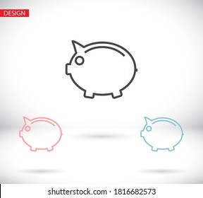 icono de vector de banco de cerco. lorem ipsum Flat Design JPG