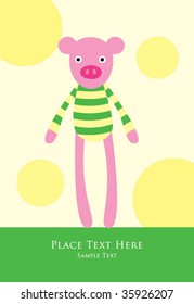 piggy greeting