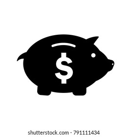 piggy icon vector