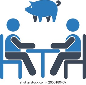Piggy Isolated Vector icon which can easily modify or edit

