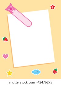 piggy memo card