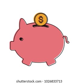 Piggy money savings