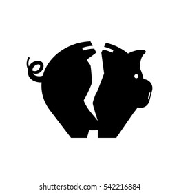 Piggy money savings vector illustration graphic design