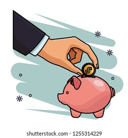 piggy saving icon