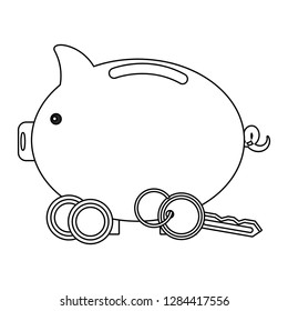 piggy saving icon