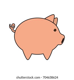 Piggy saving money