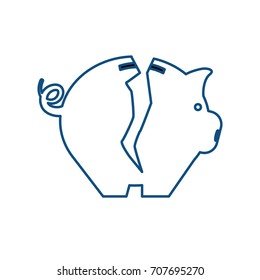 Piggy saving money