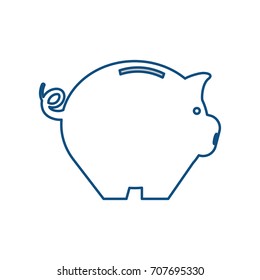 Piggy saving money