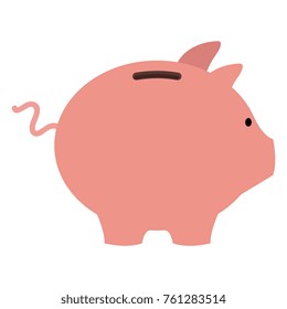 piggy savings isolated icon