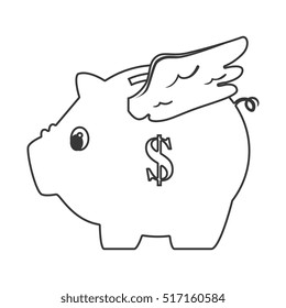 piggy savings money icon