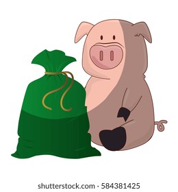 piggy savings money icon