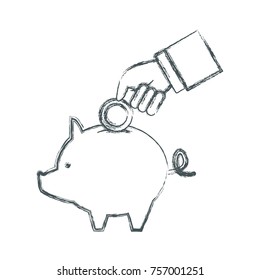 Piggy savings symbol