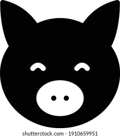icono plano de glifo de vector de picante