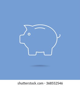 piggy web icon.