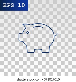 piggy web icon.