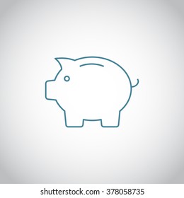 piggy web icon.
