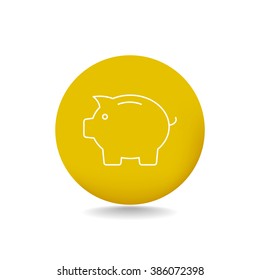 piggy web icon.