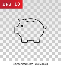 piggy web icon.