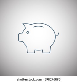 piggy web icon.