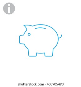 piggy web icon.