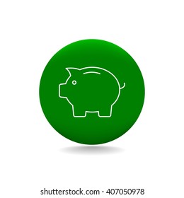 piggy web icon.