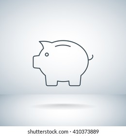 piggy web icon.