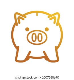 piggybank  vector illustration