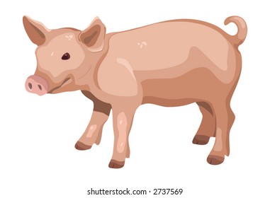 Piglet illustration.