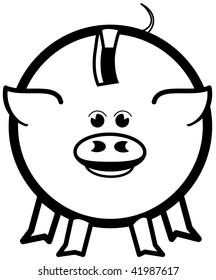 piglet like money - box