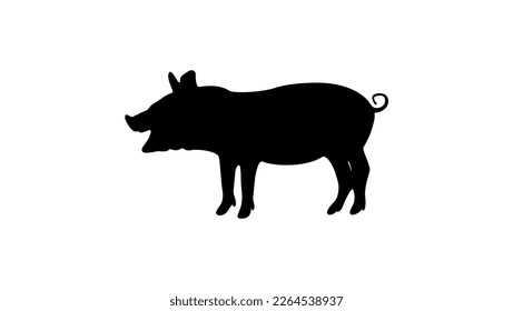 Silhouette, hochwertiger Vektorgrafik
