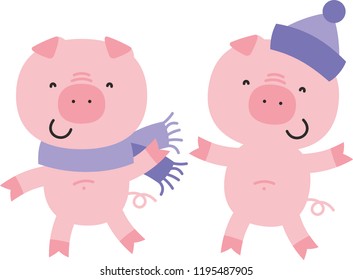 Piglet - a symbol of 2019
