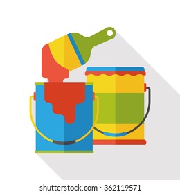 Pigment paint flat icon