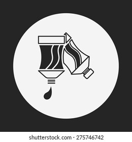 Pigment paint icon