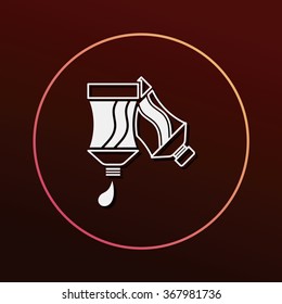 Pigment paint icon