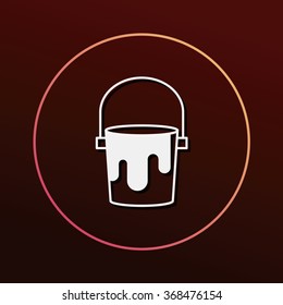 Pigment paint icon