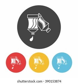 Pigment paint icon