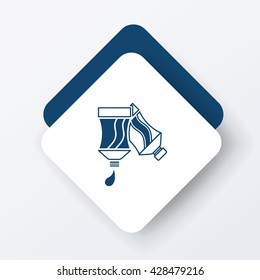 Pigment paint icon
